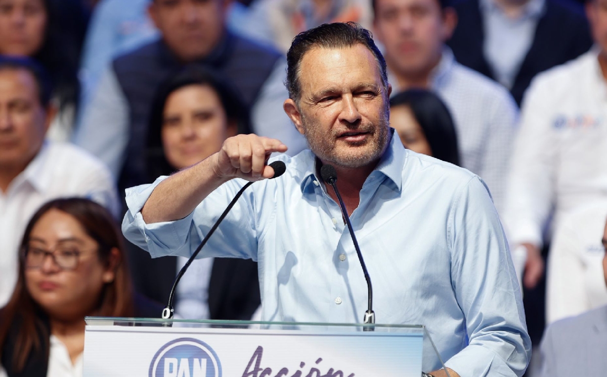 Mauricio Kuri, gobernador de Querétaro, en un evento del PAN. | Cuartoscuro