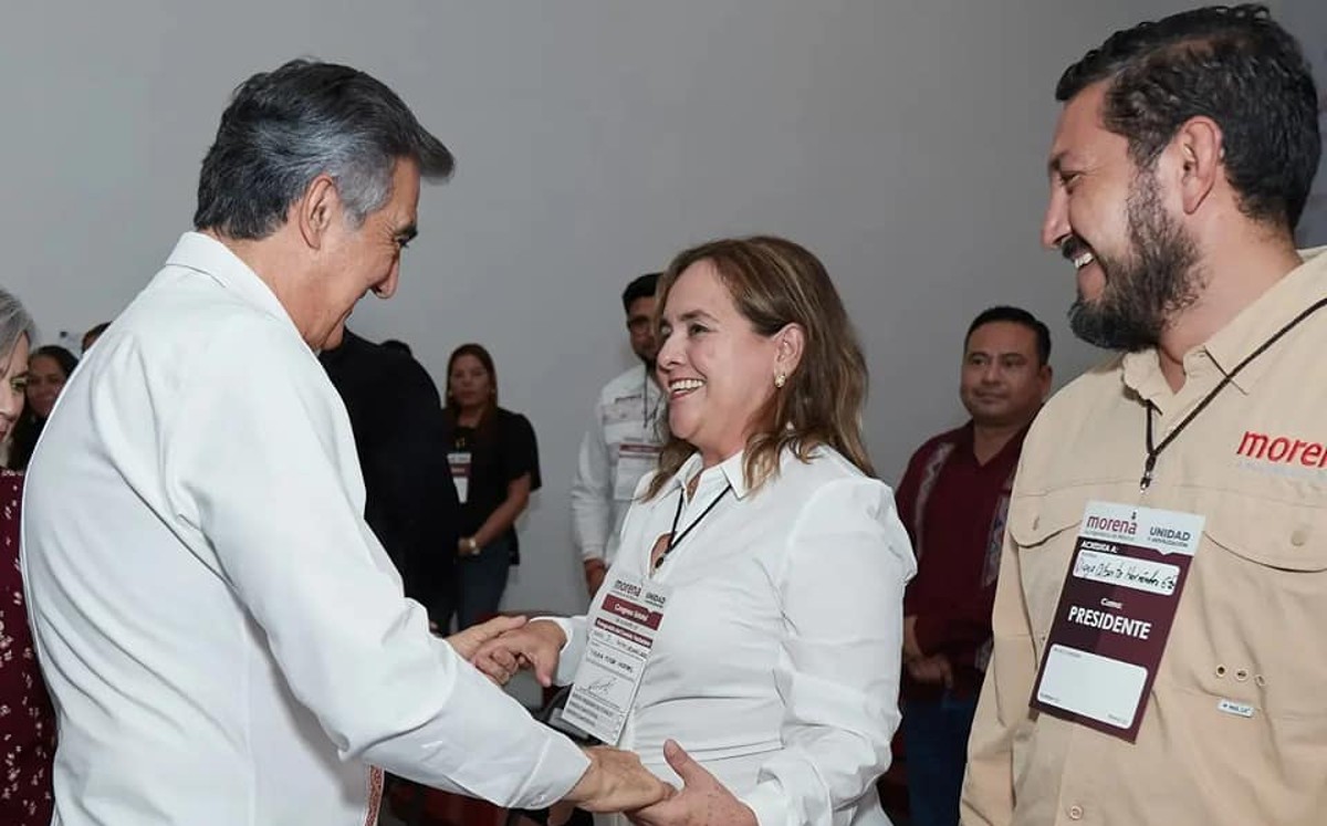 Yuriria Iturbe Vázquez, nueva dirigente del Comité Estatal de Morena en Tamaulipas. (Facebook)