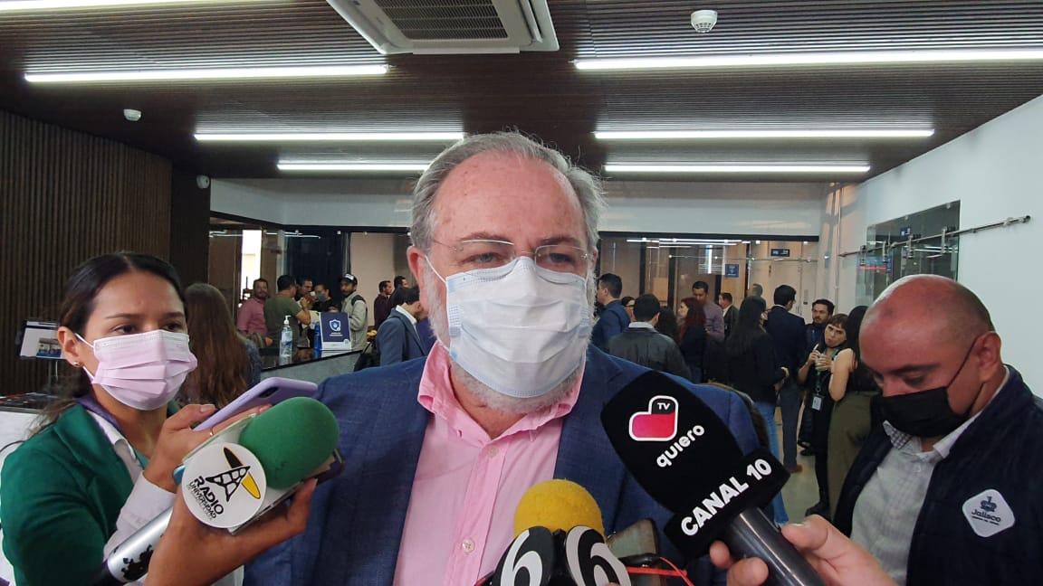 Fernando Petersen, secretario de Salud en Jalisco. (Roberto Hurtado)