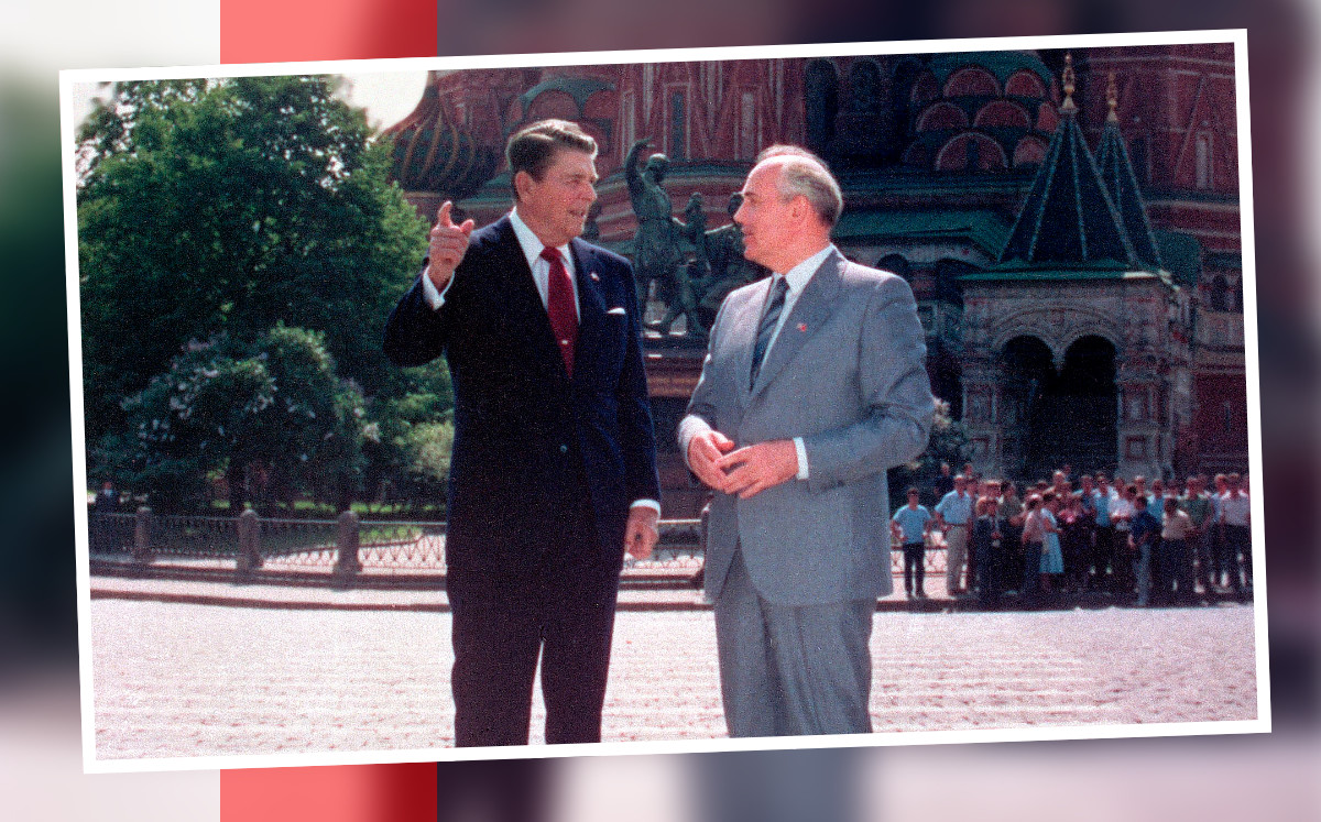 Gorbachov se reunió con Reagan para la desnuclearización de Estados Unidos y la URSS. (AP / Archivo)