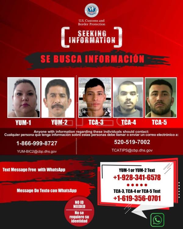 Iniciativa 'Se busca información'. (CBP)