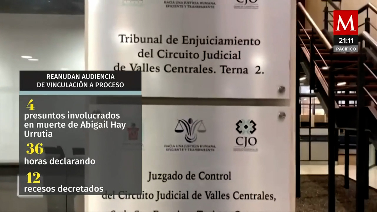 Reanudan la audiencia por la muerte de Abigail Hay