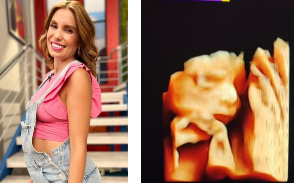 Andrea Escalona presenta a su bebé en ultrasonido en el programa HOY | ESPECIAL