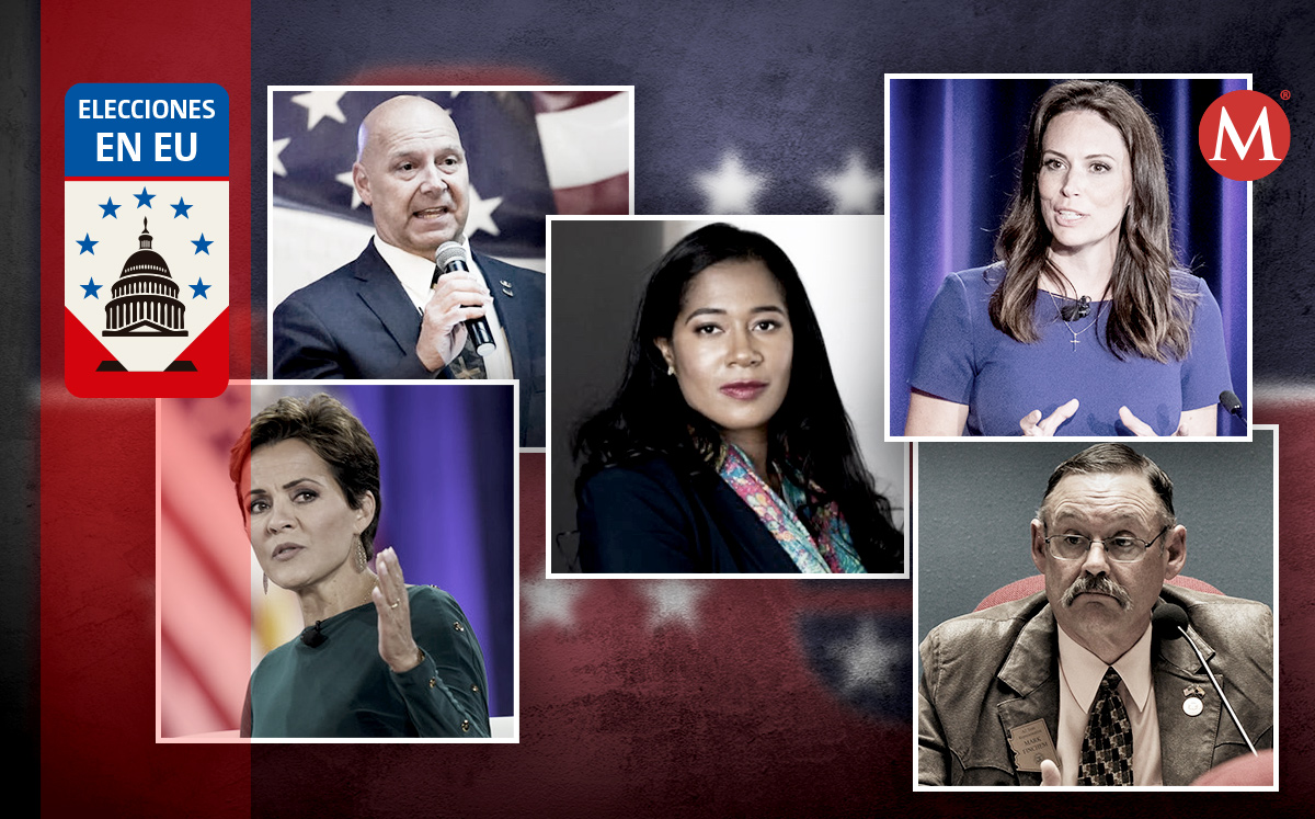 Los candidatos de Trump buscan un lugar en el Congreso de Estados Unidos. (AP)