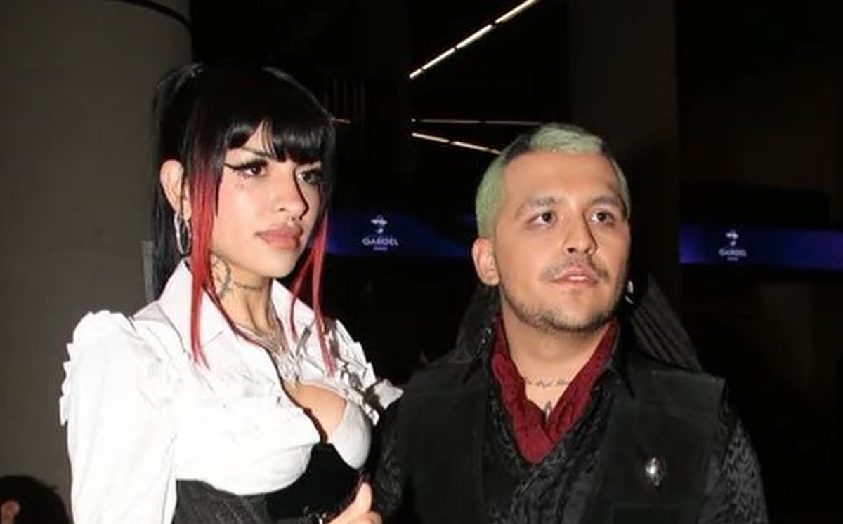 Christian Nodal y Cazzu disfrutan de concierto de Marc Anthony (Instagram).