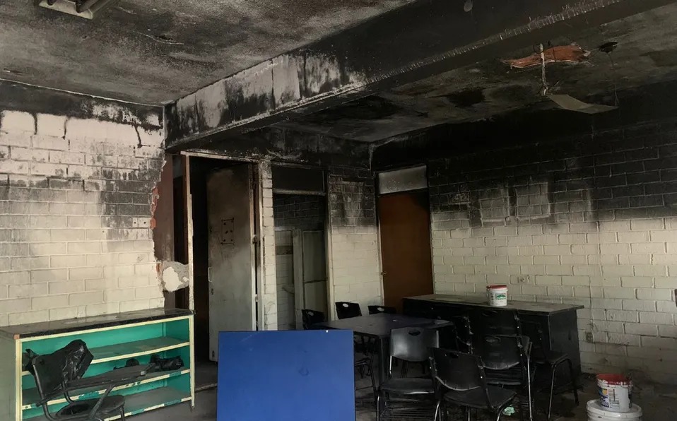 La inseguridad y el vandalismo son otro gran problema que hace imposible la comodidad para el alumnado. Foto: Pedro Delgado