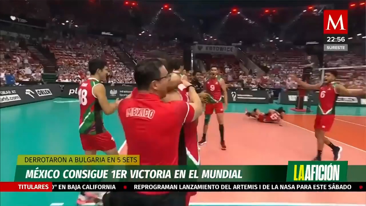 Selección de México consigue victoria en voleibol