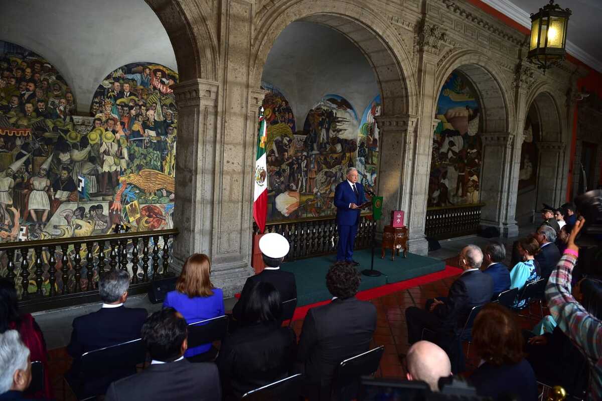 AMLO durante Cuarto Informe de Gobierno. (Especial)