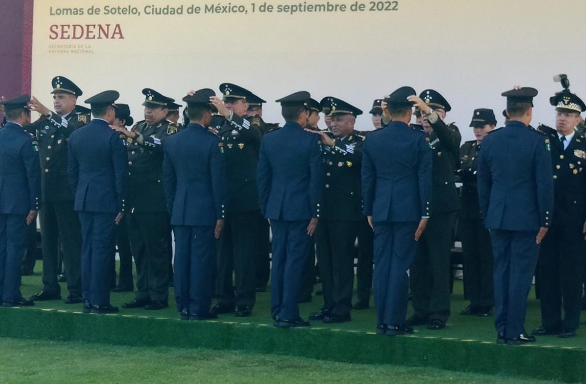 Las Fuerzas Armadas entregaron ascensos a 2 mil 359 a elementos. | Amílcar Salazar