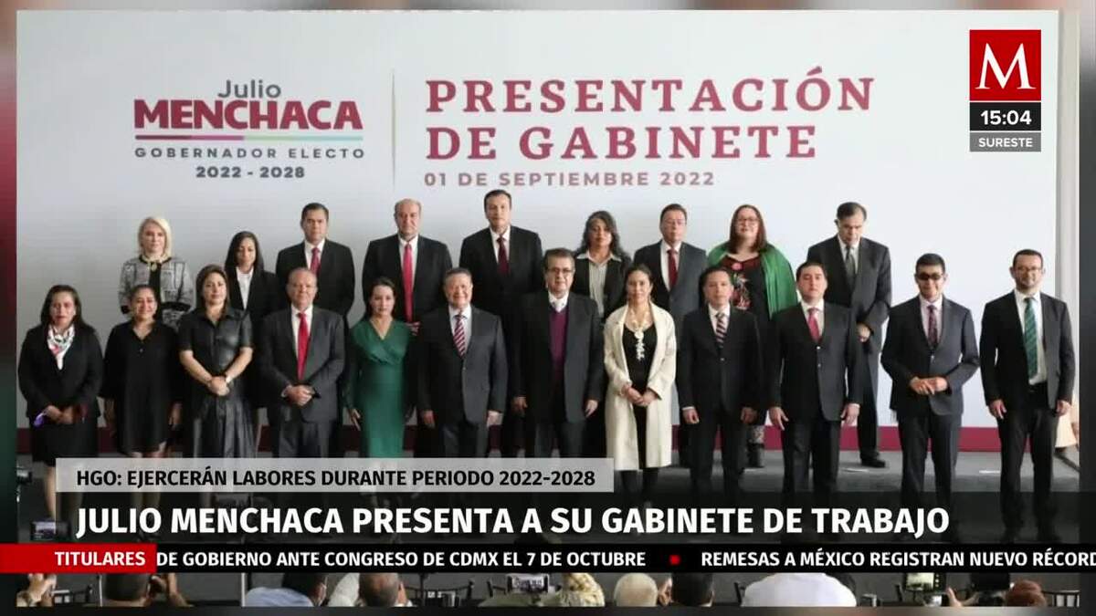 Julio Menchaca presenta su gabinete de trabajo