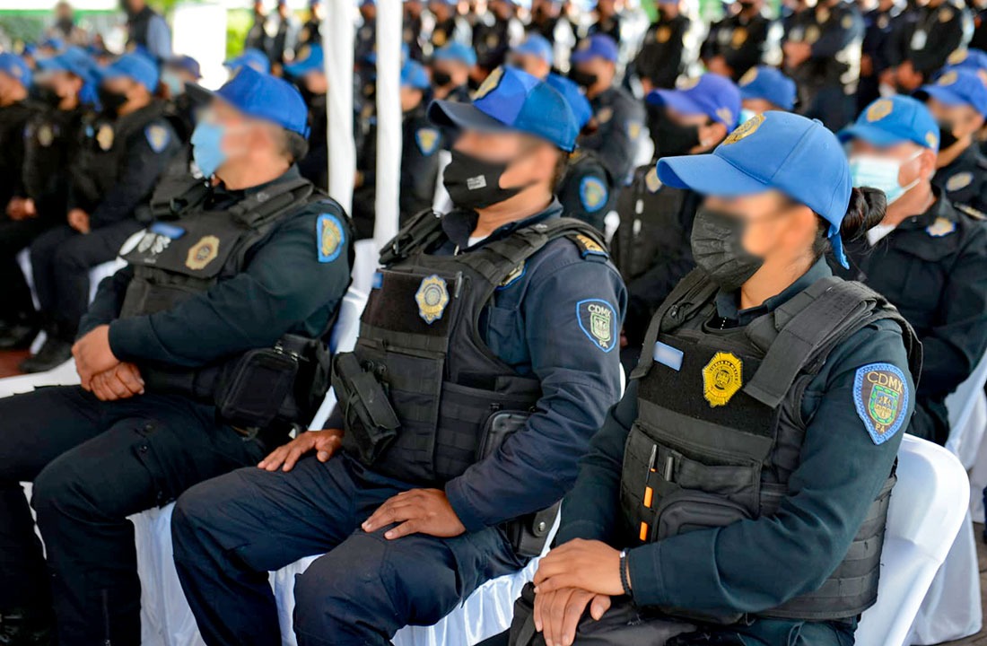 Los elementos de la Policía Auxiliar están adscritos a la alcaldía.