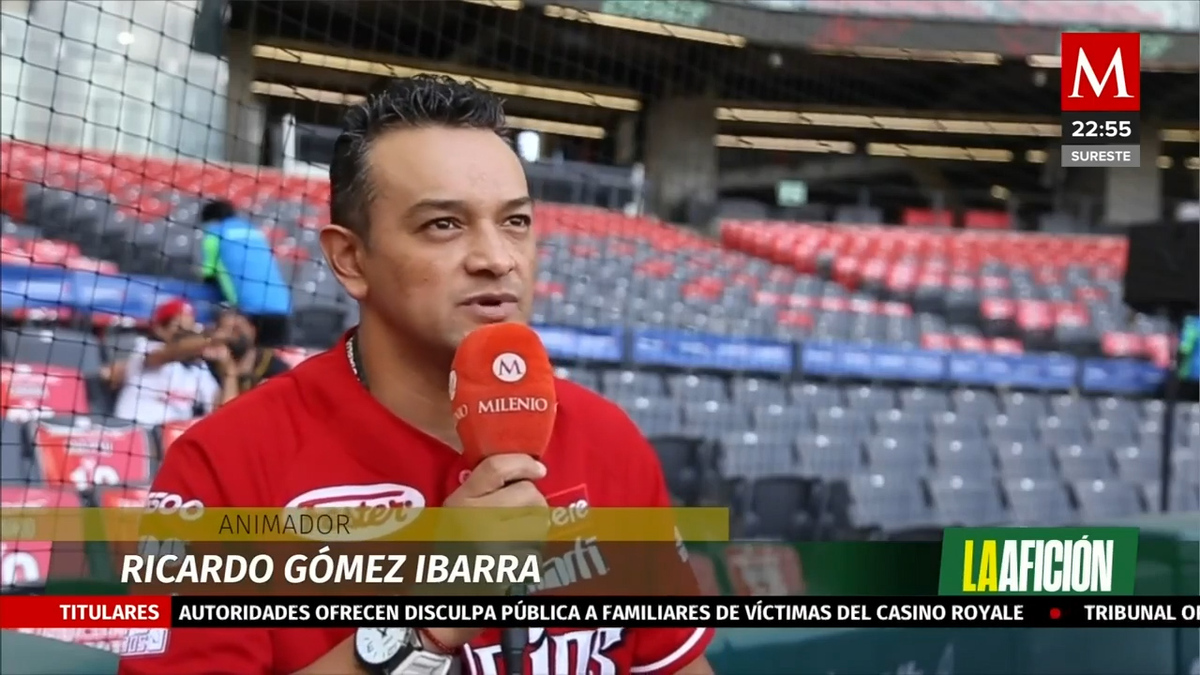 Rojo, la mascota oficial de los Diablos rojos de México