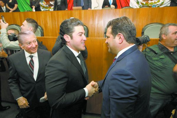 Al igual que el ex candidato Adrián de la Garza, Francisco Cienfuegos también coincidió con Samuel García. especial