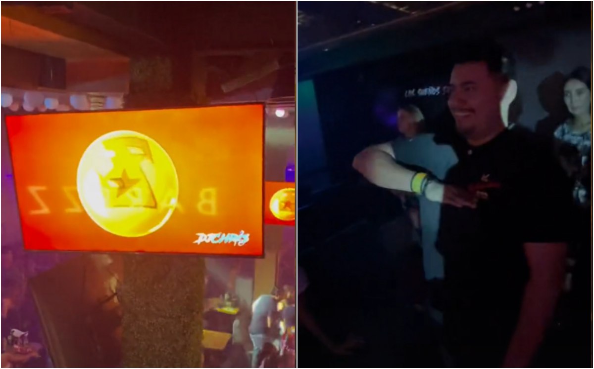 Dj pone openning de Dragon Ball Z en antro