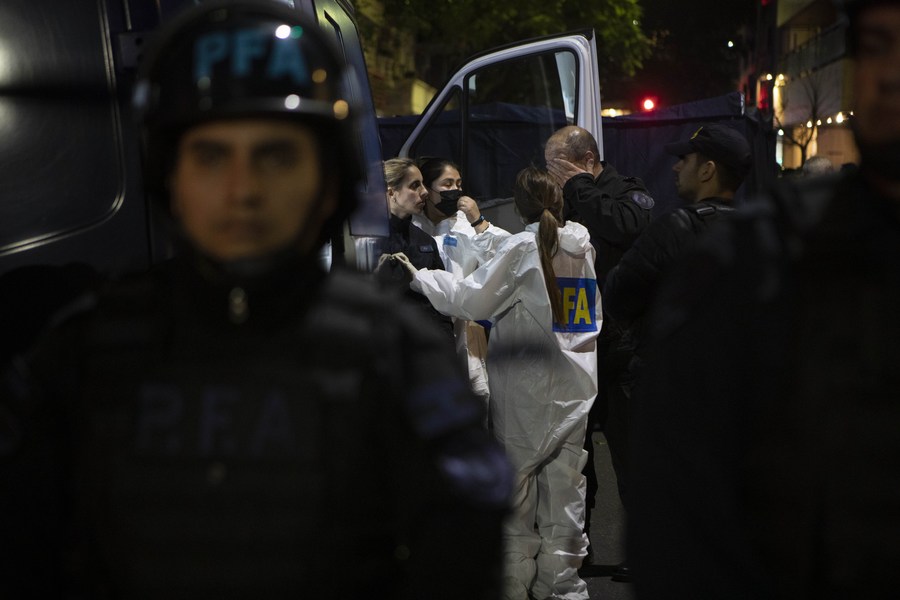 Elementos del departamento de policía científica de la Policía Federal | Xinhua