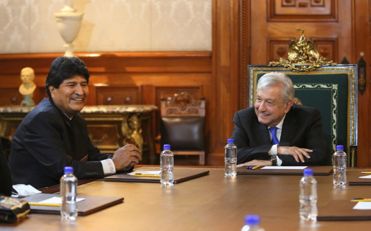 El ex mandatario de Bolivia agradeció al Presidente por la invitación al festejo. | Cuartoscuro