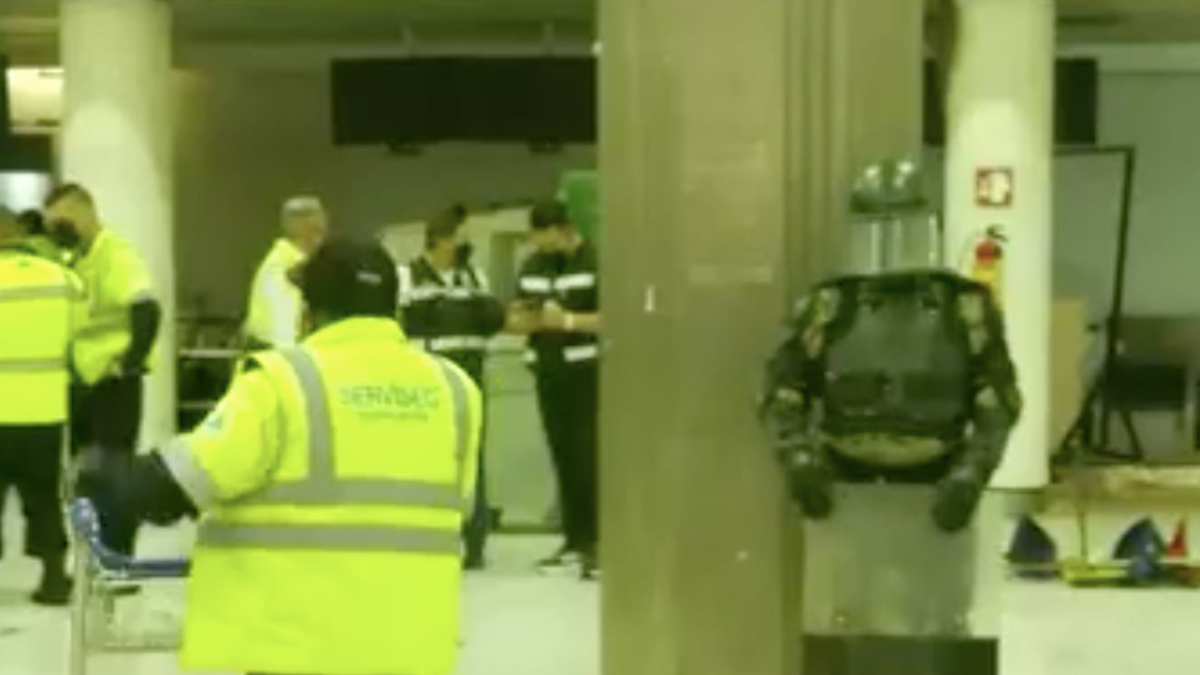 Movilización en el Aeropuerto Internacional de la Ciudad de México