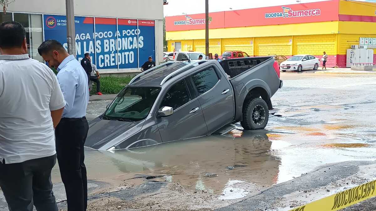 No se reportaron personas lesionadas en el accidente. Foto: Israel Santacruz