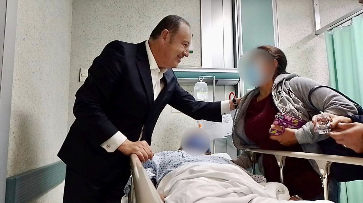 Se encuentra estable de salud.