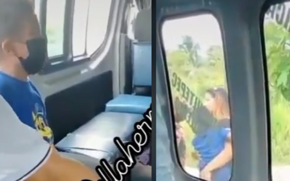 Uno de los pasajeros grabó lo sucedido (Especial).