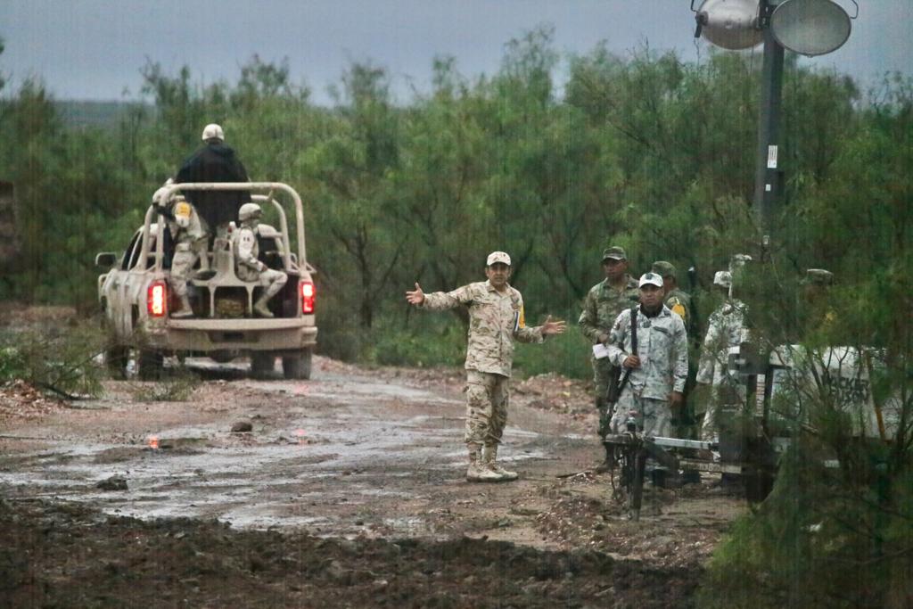 El Ejército y la Guardia Nacional están en la mina de Coahuila desde la madrugada. | Ariel Ojeda