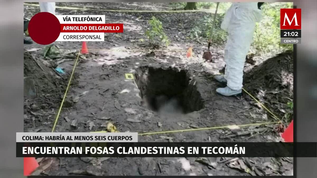 Encuentran fosas clandestinas en Colima