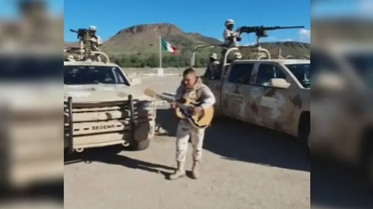 Militar compone corrido a elementos que participaron en detención