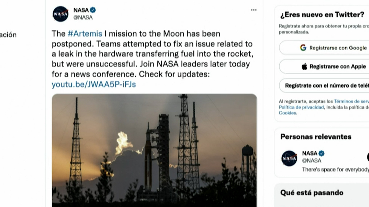 Posponen segundo lanzamiento de Artemis I- Grupo Milenio