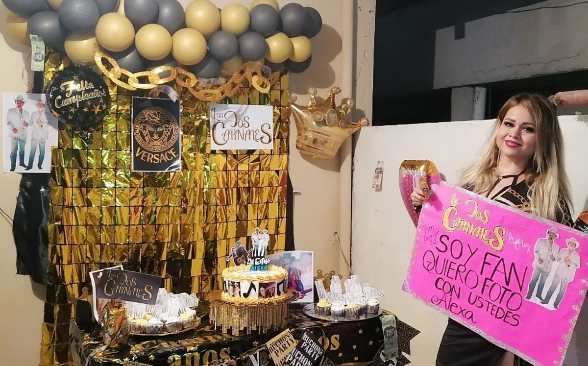 Toda una verdadera fan del grupo originario de Coahuila.