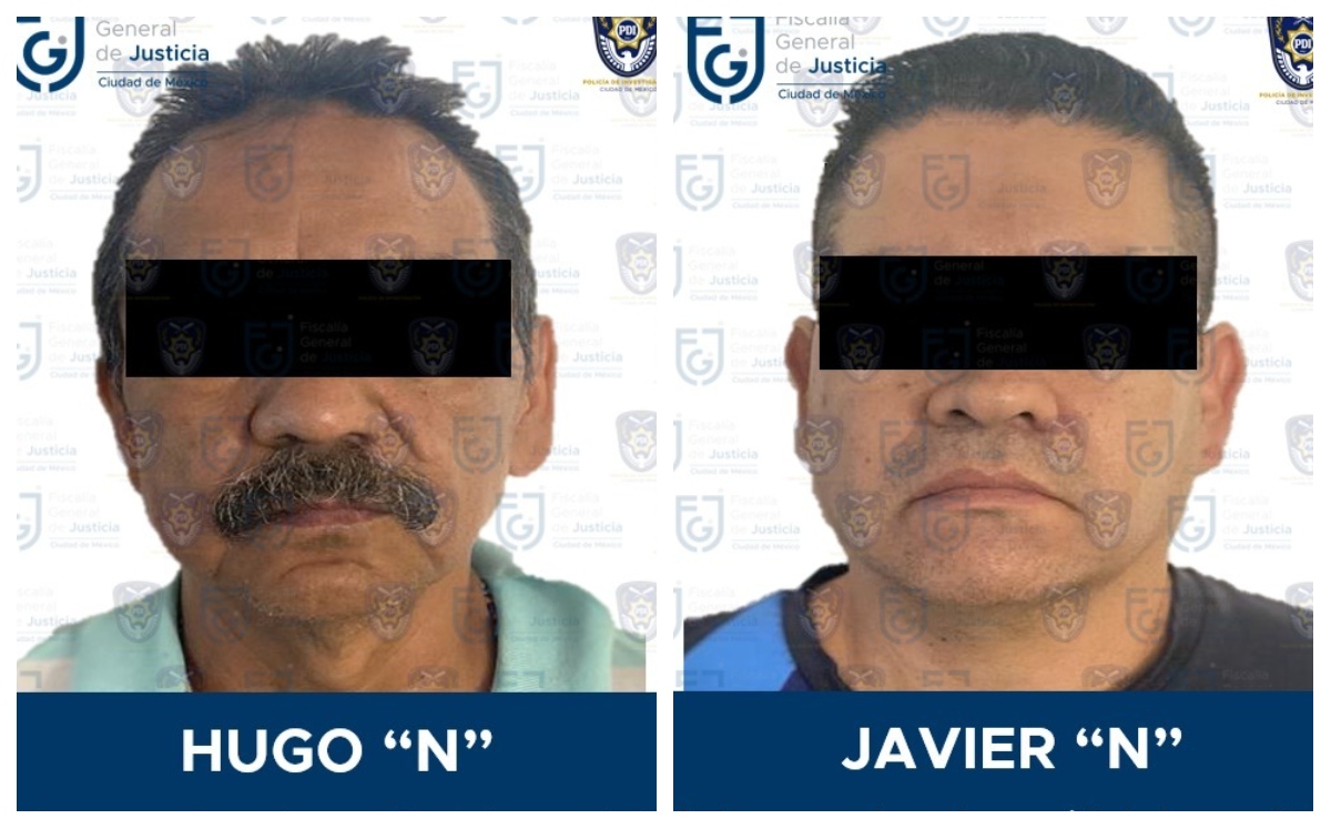 A los detenidos se les aseguró supuesta cocaína y mariguana.