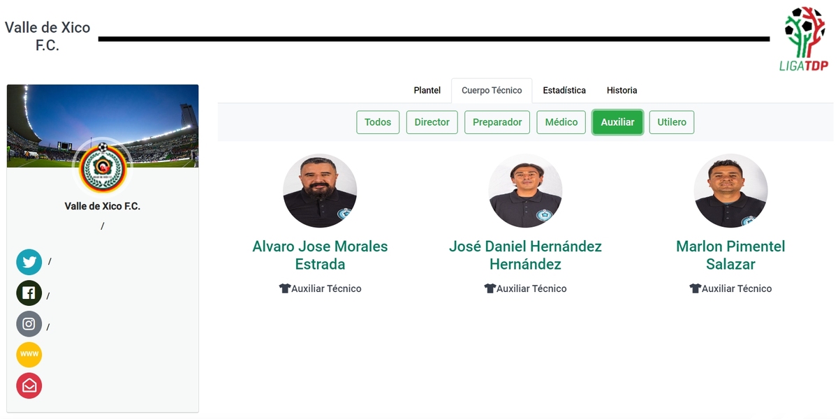 Álvaro Morales, auxiliar técnico del Valle Xico FC de la Tercera División