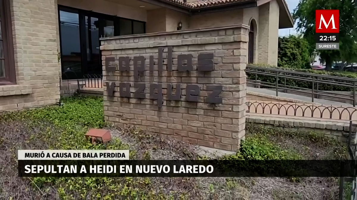 Despiden a Heidi, menor fallecida en enfrentamiento en Nuevo Laredo