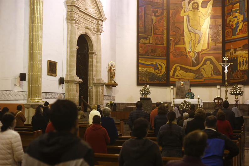 En la catedral de Tula se realizó una misa a un año de las inundaciones del municipio |Ariana Pérez