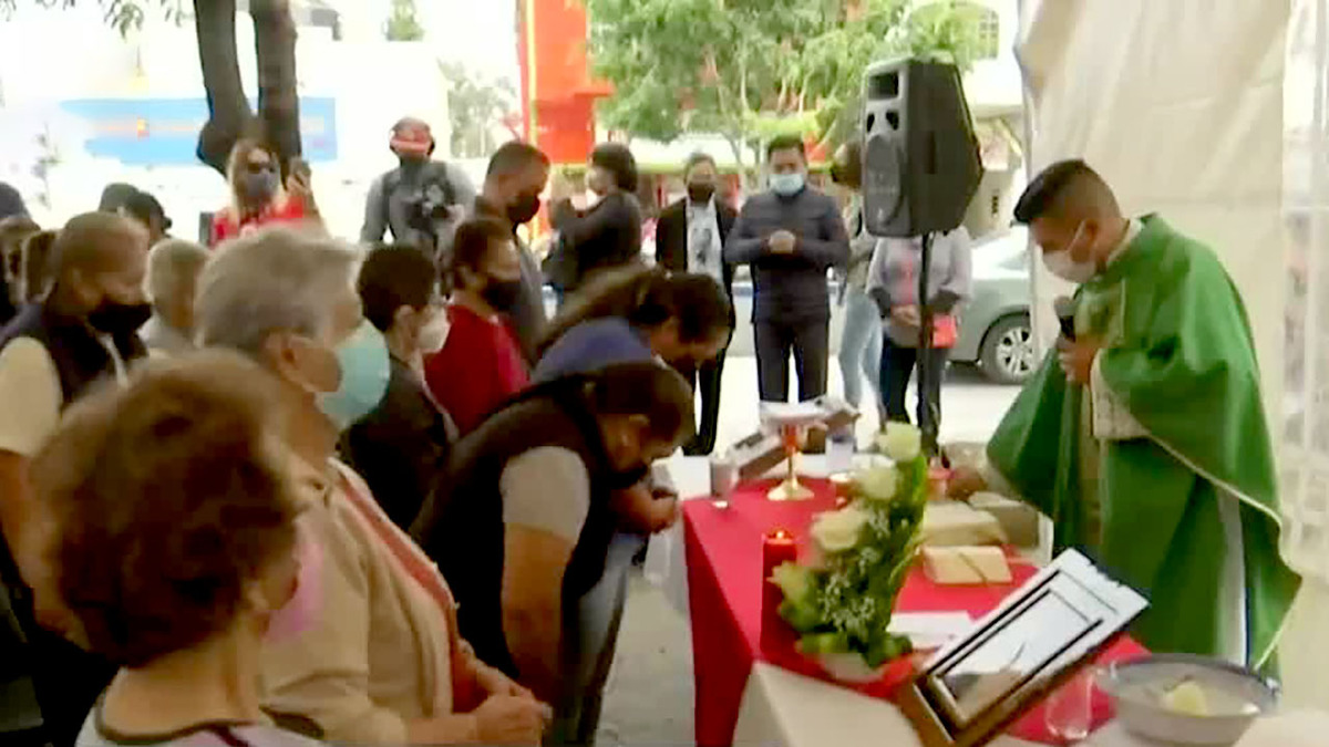 Conmemoran un año de inundación en hospital en Tula, en Hidalgo