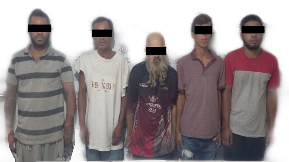 Los detenidos fueron puestos a disposición de las autoridades. (Especial)