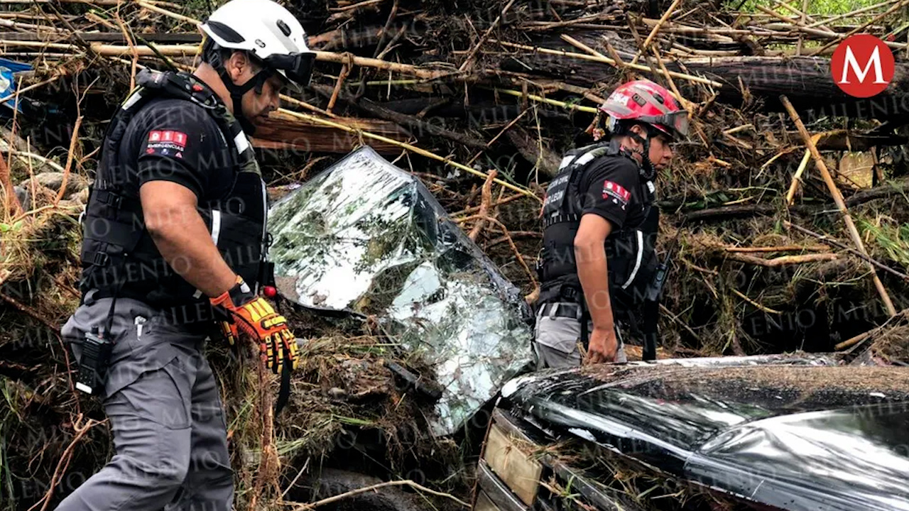 Muere una familia ahogada en Cadereyta por las fuertes lluvias