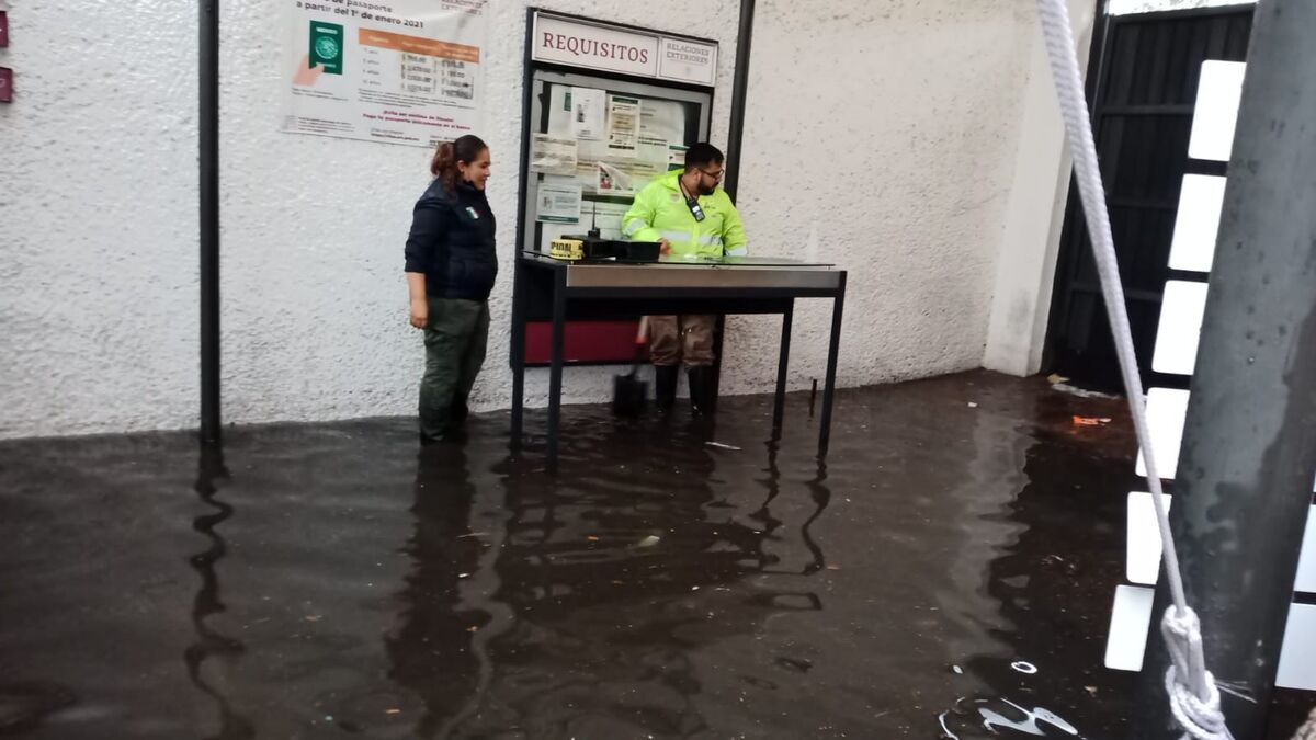 Personal trabaja en la limpieza de la delegación de la SRE en Querétaro. | PC estatal