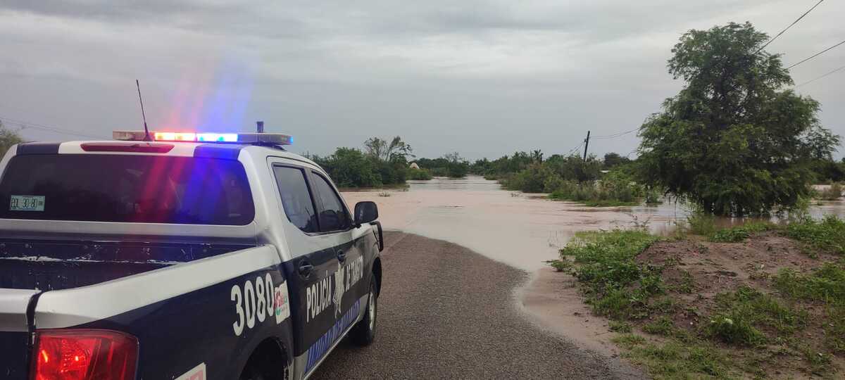 Se registraron intensas lluvias en Sinaloa tras el paso del huracán 'Kay'. | Especial