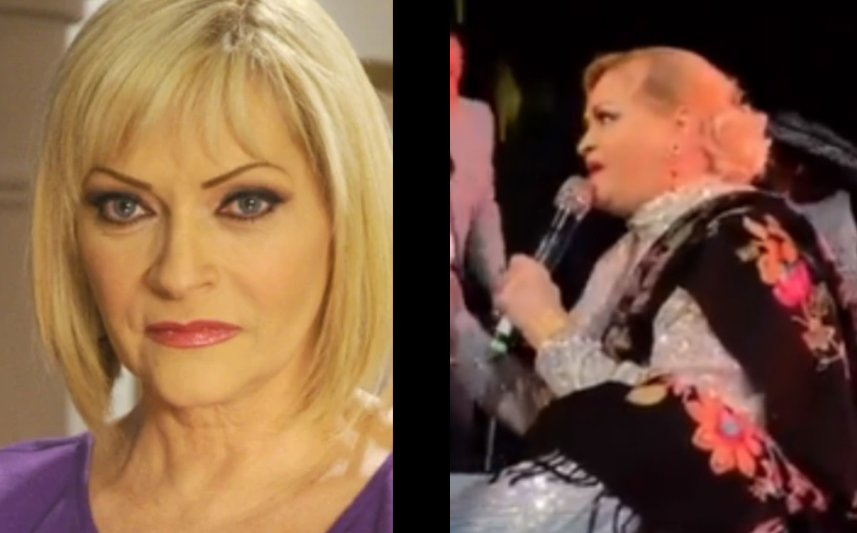 Rocío Banquells sufre caída en pleno concierto | ESPECIAL