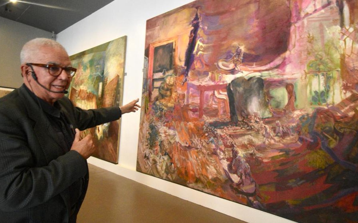 Claudio Albertani, uno de los curadores y estudioso de la obra del artista. | Haarón Álvarez