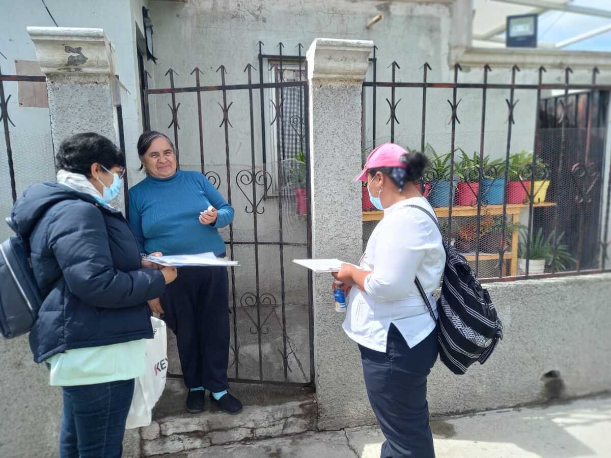 En total se visitaron 239 viviendas durante los recorridos (Cortesía)