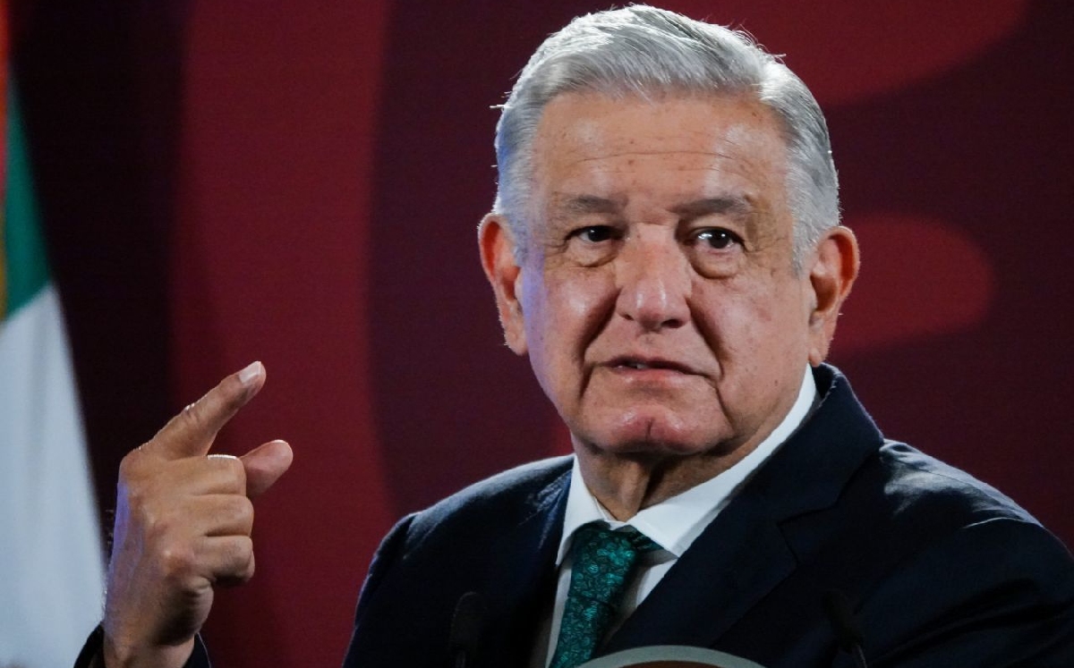 El Presidente durante su conferencia de prensa mañanera en Palacio Nacional. | Cuartoscuro