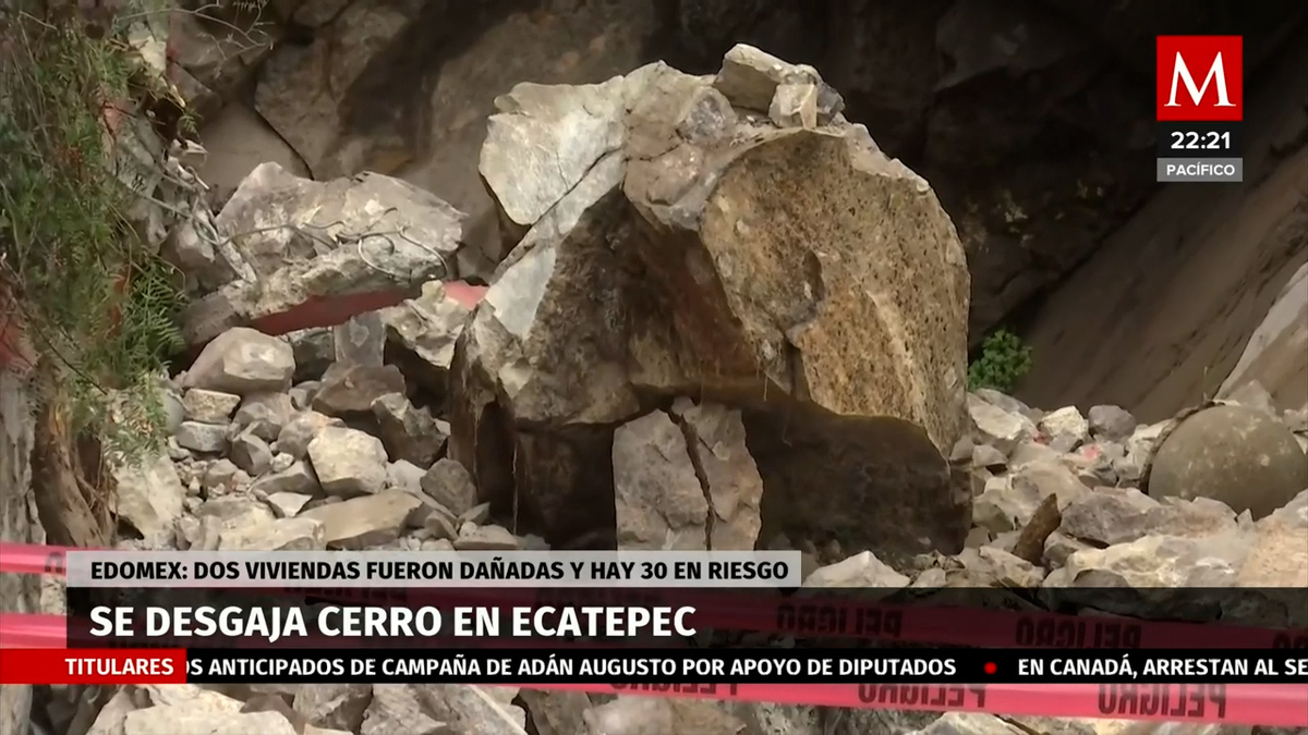 Desgaje de cerro en Ecatepec; autoridades omitieron denuncias