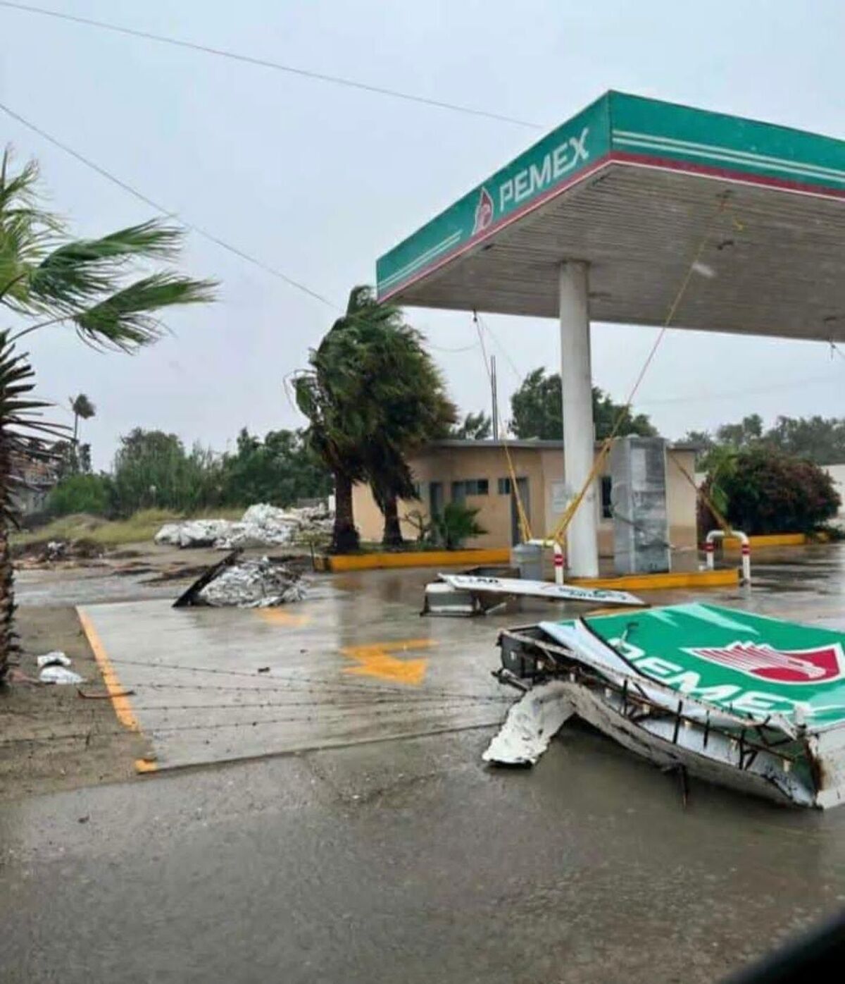 El municipio presenta bastantes afectaciones por el huracán. (Margarita Rojas)