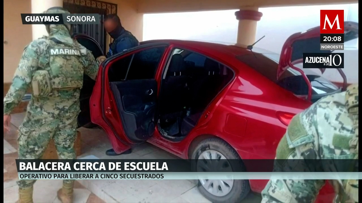 En Sonora son rescatadas 5 personas secuestradas, lo que desató una balacera