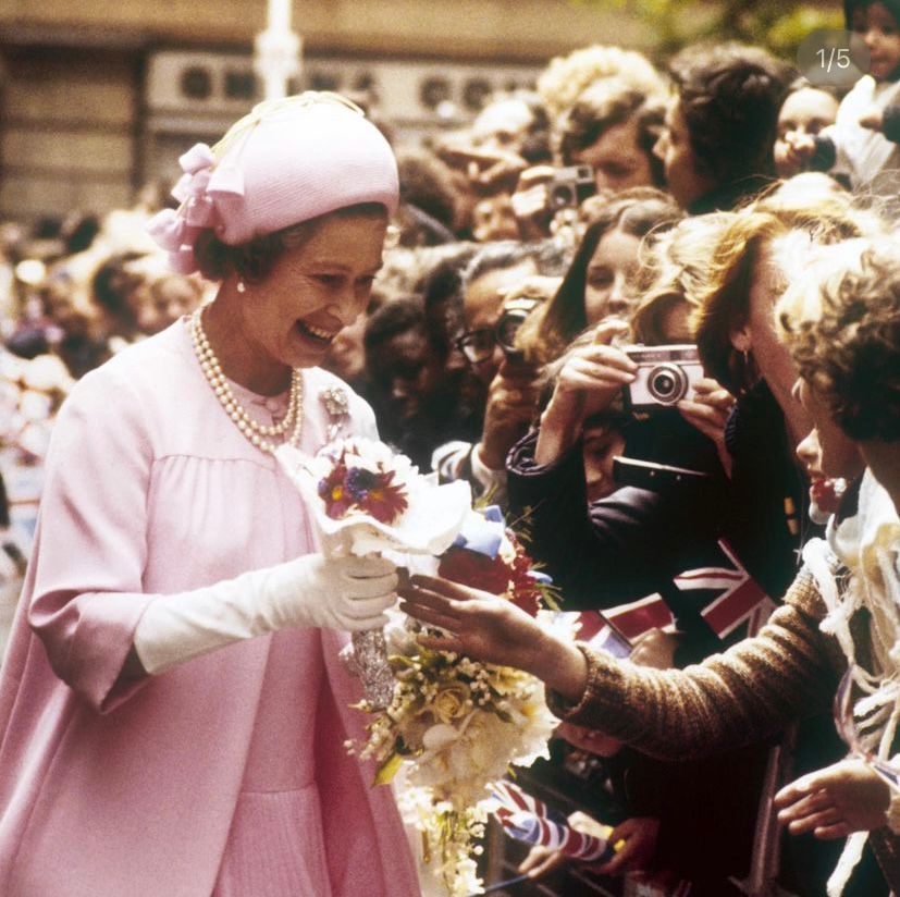 Reina Isabel II en uno de los servicios jubilares de Gracias (Instagram) Acción de
