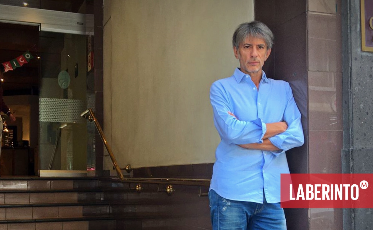 El escritor gallego Juan Tallón en Ciudad de México. (Foto: José Juan de Ávila)