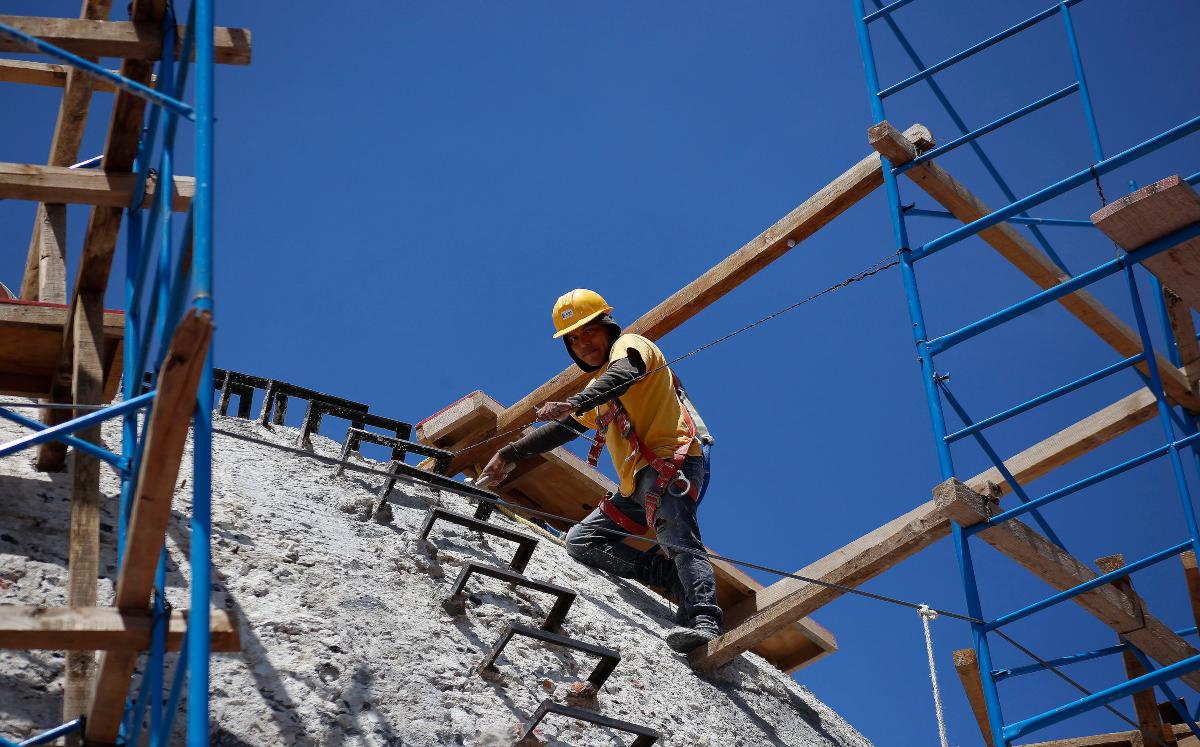 Trabajos de reconstrucción por sismos en Puebla | Andrés Lobato