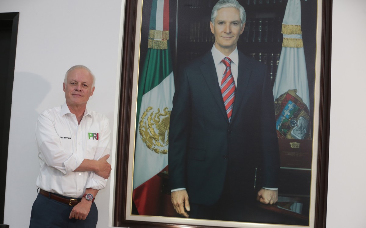 Eric Sevilla, dirigente del PRI en el Estado de México, | Jesús Quintanar