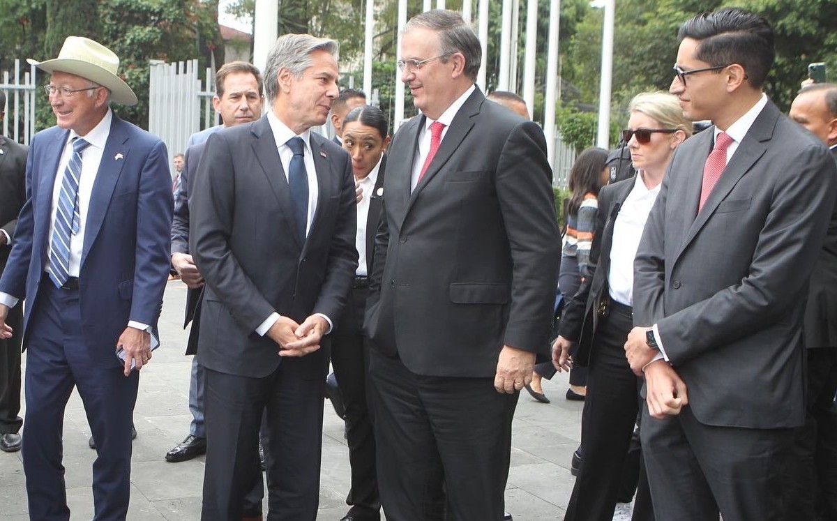 Antony Blinken se reunió con Tatiana Clouthier, Marcelo Ebrard y otros funcionarios. | Twitter